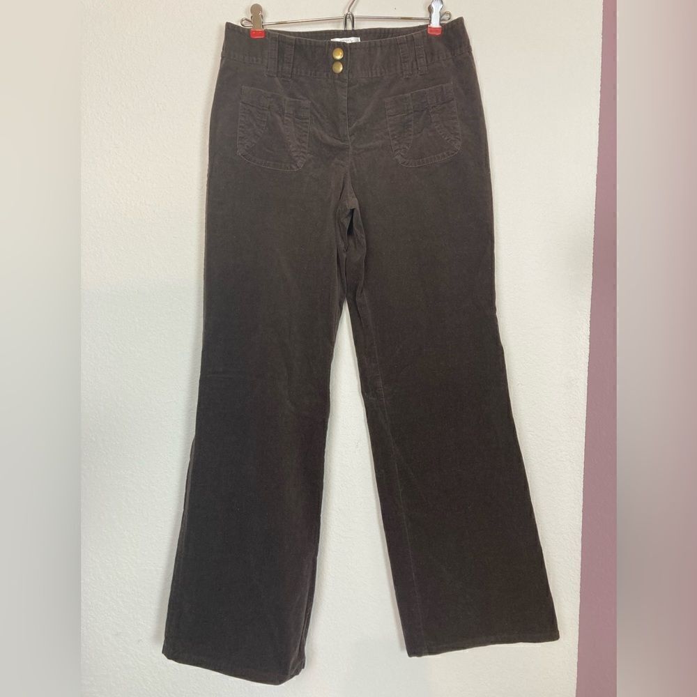 Loft wide leg retro corduroy jeans w/cool front pockets & snap fly❤️🌹
